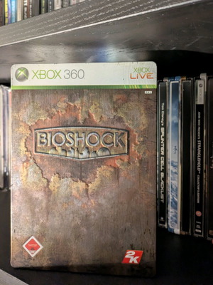 BioShock 1 official steelbook μεταχειρισμένο, Xbox 360 χωρίς παιχνίδι
