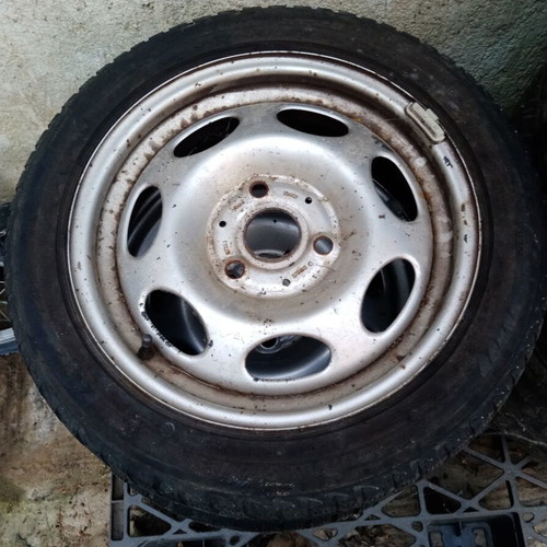 Steel rims for Smart 15" used, set of 4 with old tires