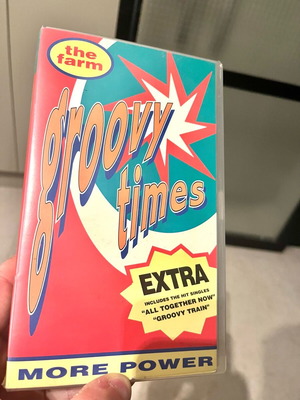 The Farm Groovy Times VHS new, electronic music