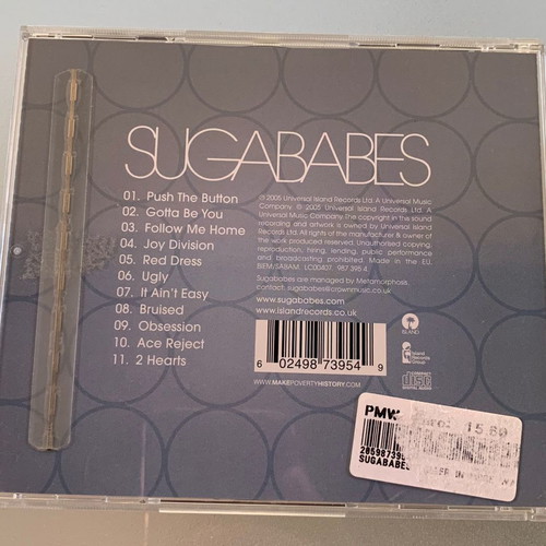 Sugababes Taller in More Ways CD used, pop