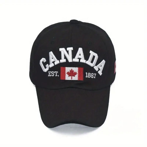 Unisex cotton vintage CANADA hat new with embroidered letters