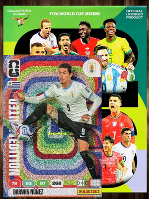 Κάρτα Nunez limited FIFA World Cup 2026 Adrenalyn XL Uruguay καινούργιο