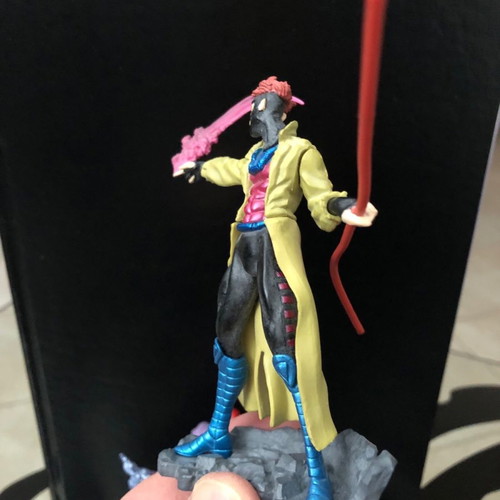 GAMBIT from X-MEN mini figure 10 cm used, Marvel Comics
