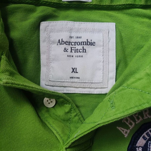 Abercrombie & Fitch green men's polo shirt XL used