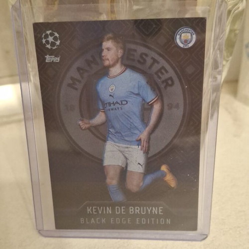 Kevin de Bruyne Topps Black Edge Edition card