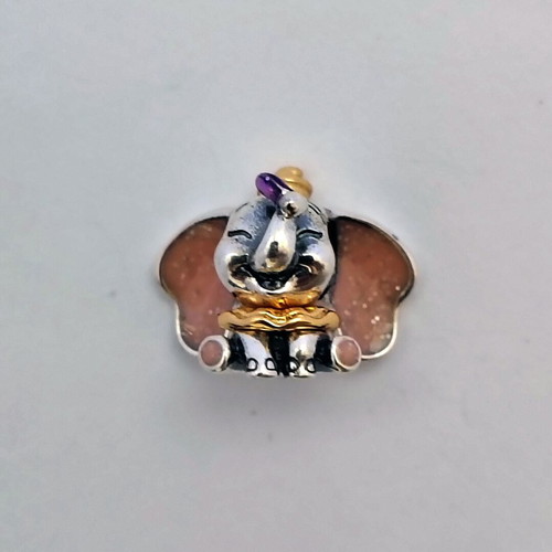 Charm Disney Dumbo silver S925 new with enamel detail