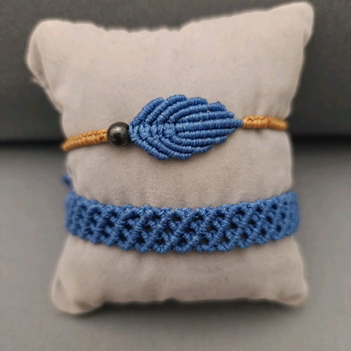Macrame handmade bracelet set new