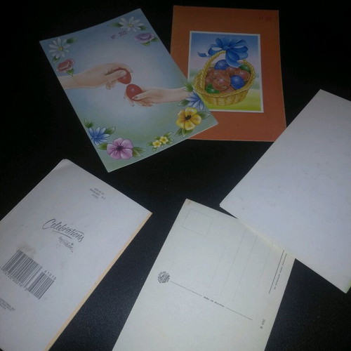 Easter cards new, collectible with various designs