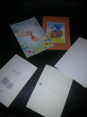 Easter cards new, collectible with various designs