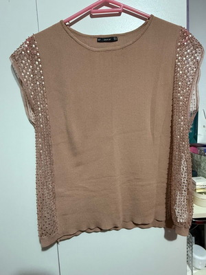 Zara women's blouse beige like new, size M