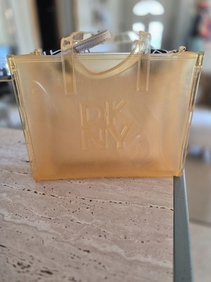 DKNY transparent shoulder and hand bag, like new