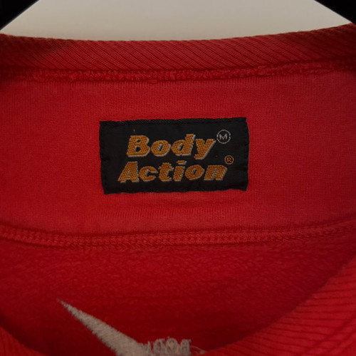 Body Action Vintage Sleeveless Sweatshirt red, used, bodybuilding style