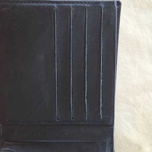 Gianfranco Ferre men's wallet, black, fabric and leather