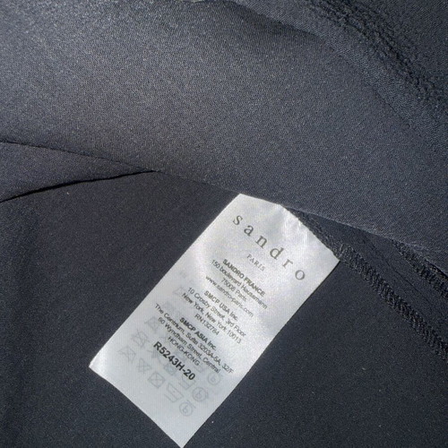Sandro dress black and white, size S