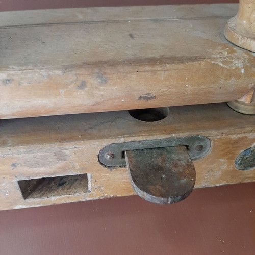 Wooden plow plane 19th century with adjustable screws