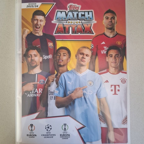 Topps Match Attax Champions League 2023-24 Album like new with extra cards