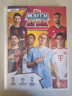 Topps Match Attax Champions League 2023-24 Album like new with extra cards