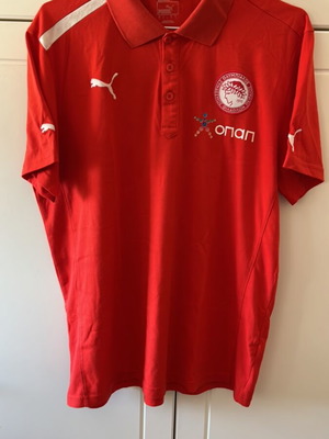 Olympiacos training shirt used, size large, football