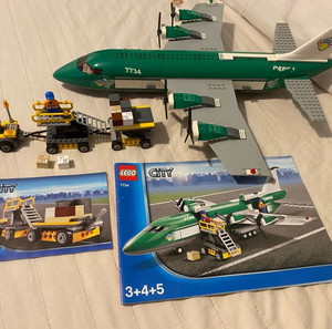 Lego City Green Airplane 7734