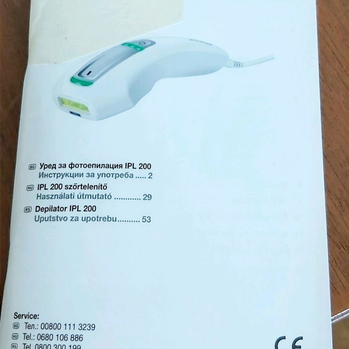 Sanitas photoepilation device new with IPL technology