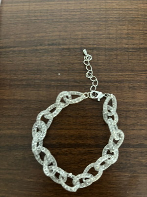 Silver bracelets new, set of 6