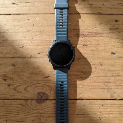 Garmin Forerunner 945 used with minor screen scratches