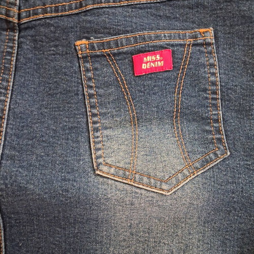 Denim skirt like new, elastic fabric, size M
