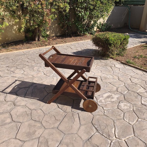 Garden bar cart with removable tray
