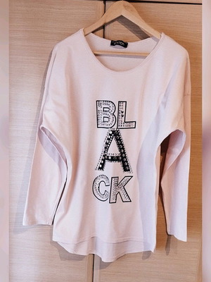 Long blouse used, pink, one size