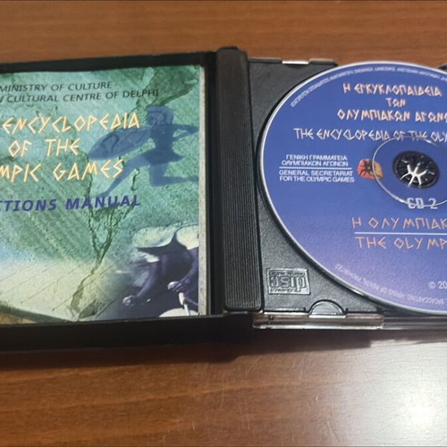 The Encyclopedia of the Olympic Games PC CD-ROM like new, 2 CDs