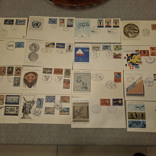 203 ΦΠΗΚ stamp collection like new, 1960-1989