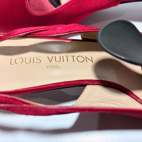 Louis Vuitton low heel shoes size 37.5 new red