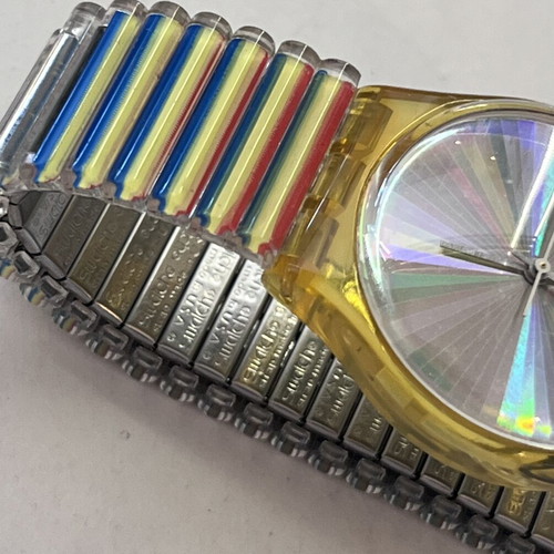 Swatch Time to Dance 1997 watch like new, silver unisex