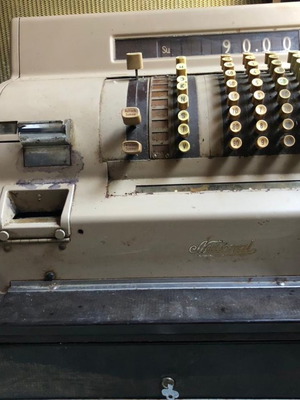 Vintage electric cash register
