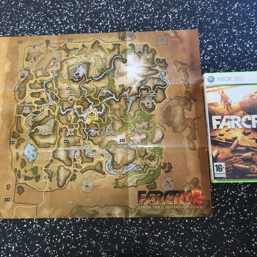 Far Cry 2 Xbox 360 game like new with map