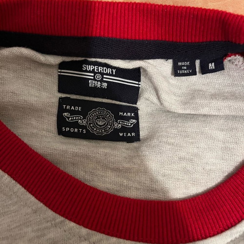 Superdry gray blouse size M like new