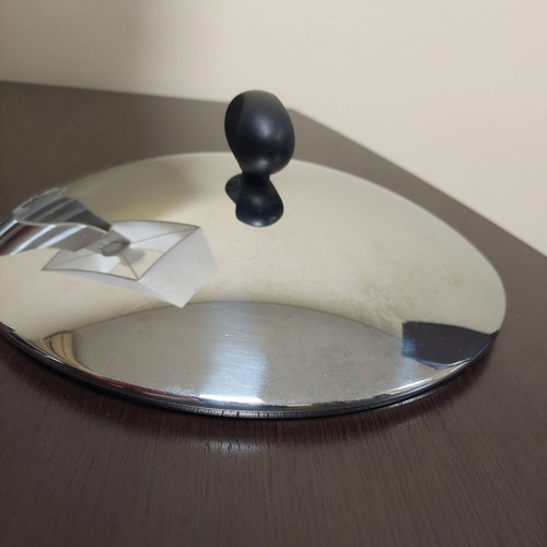 Lagostina stainless steel pot lid 24cm like new, unused