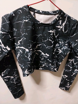 Sports Shirt size M with Marble Pattern new