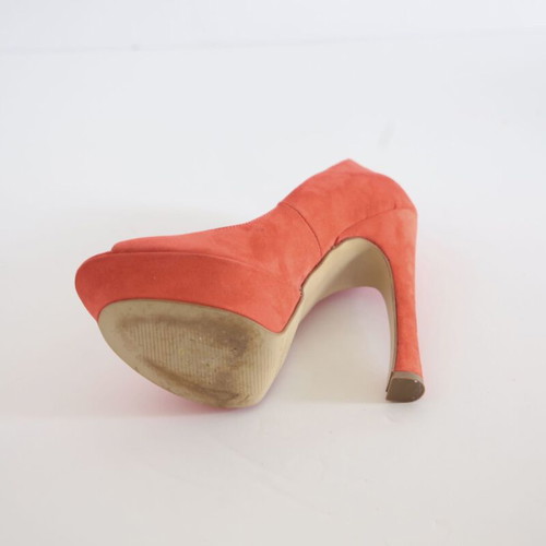Sante peep toe shoes size 39, red