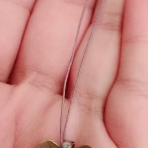 Butterfly pendant necklace like new