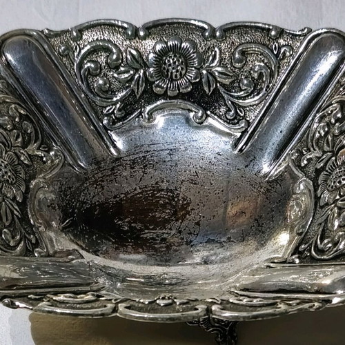 Silver-plated container like new