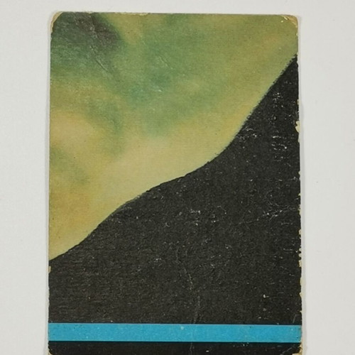 Hulk 1979 Marvel collectible card used, The Flame and the Fury No. 35
