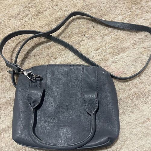 Urbancode London leather grey shoulder bag like new