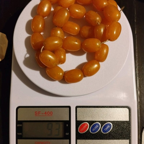 Collectible Worry Beads Old Amber Kahraman used 93g