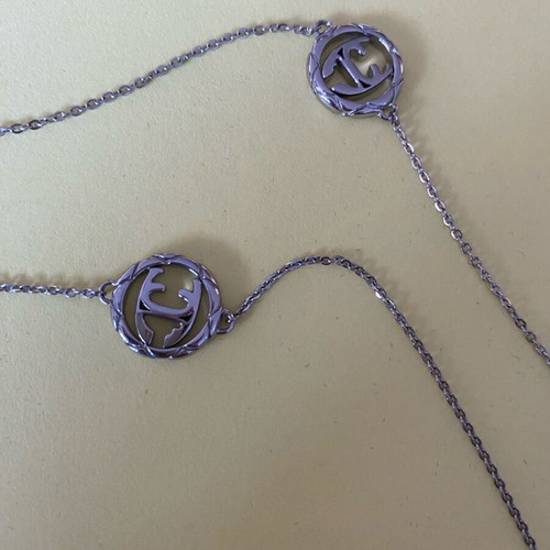 Just Cavalli jewelry set silver like new earrings and necklace