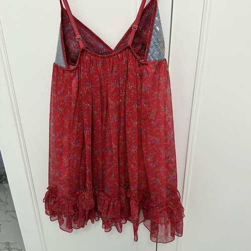 Denny Rose mini dress like new, fuchsia watermelon color, size S