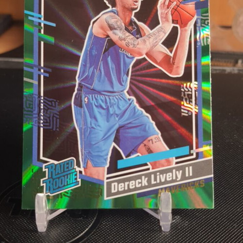 Panini NBA Donruss 2023-24 Dereck Lively Green Laser RC like new