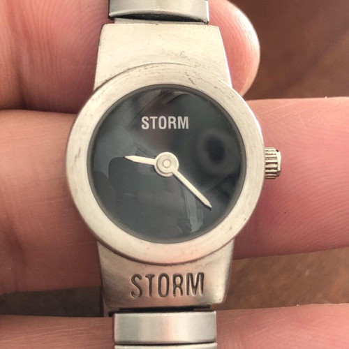 Storm London wristwatch rare mini baby t-bar bubble used