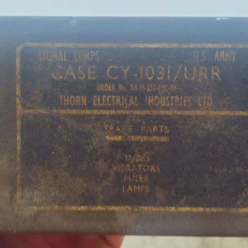 US ARMY Marine corps box used military storage case