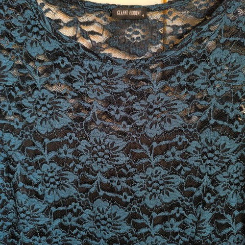 Gianni Rodini midi dress new, green, size M-L